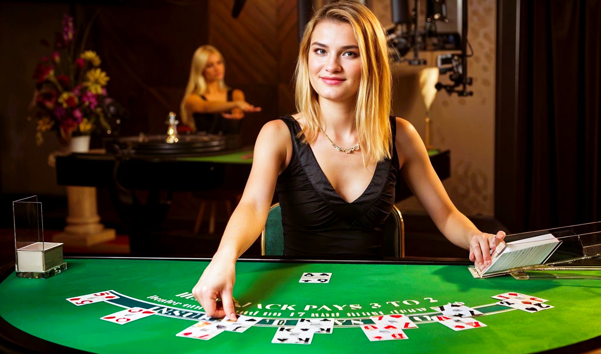 Élő blackjack krupiéval a kaszinókban