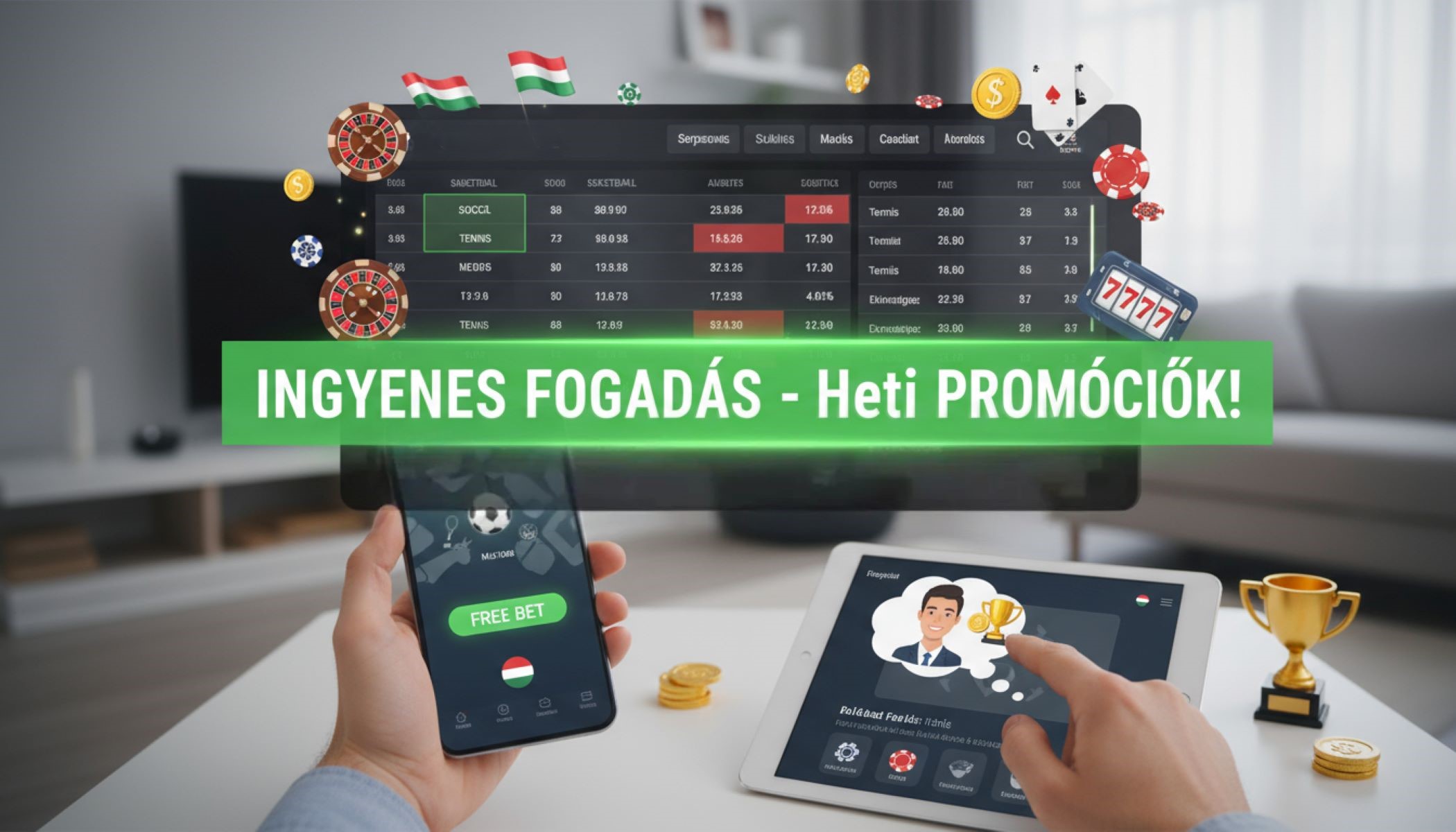 Heti ingyenes fogadási promóciók
